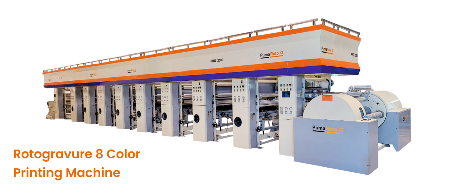 Rotogravure 8 Color Printing Machine